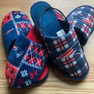 Bundle of 2 New England Patriots Slippers